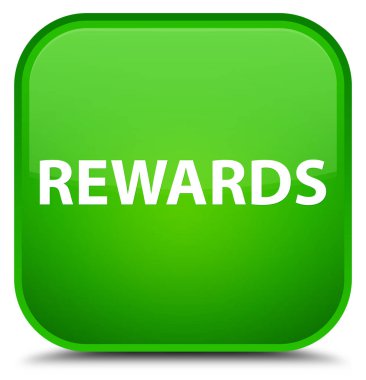 Ödüller özel yeşil kare düğme