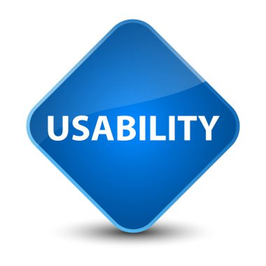 Kullanılabilirlik zarif mavi elmas düğmesi