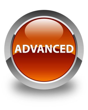 Gelişmiş parlak kahverengi yuvarlak düğme