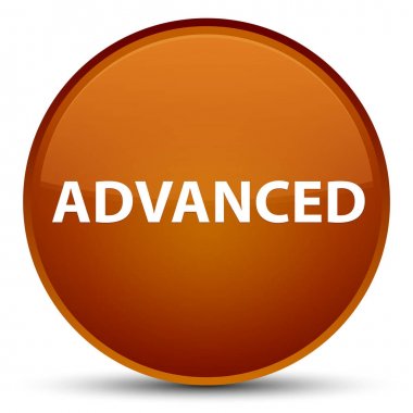 Gelişmiş özel kahverengi yuvarlak düğmesi