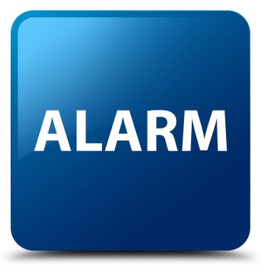 Alarm mavi kare düğmesi