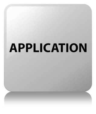 Uygulama beyaz kare düğme