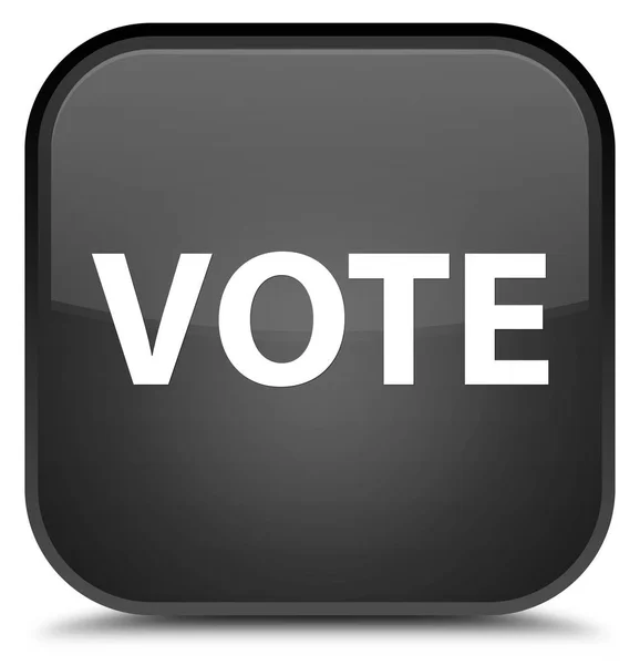 Votar botón cuadrado negro especial —  Fotos de Stock