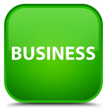 İş özel yeşil kare düğme