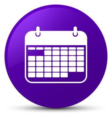 Takvim simgesini mor yuvarlak düğmesi