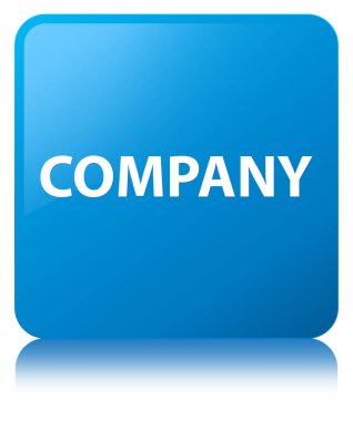 Şirket camgöbeği mavi kare düğme