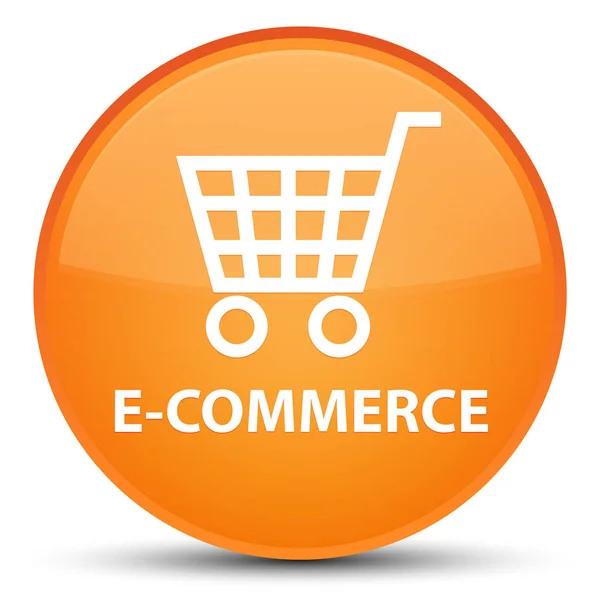 E-commerce special orange round button — Stock Photo, Image