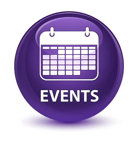 Events (calendar icon) glassy purple round button