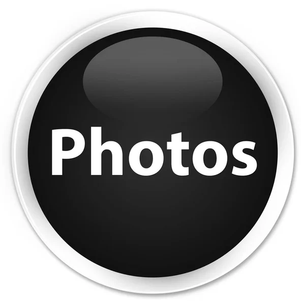 Fotos Premium schwarzer runder Knopf — Stockfoto