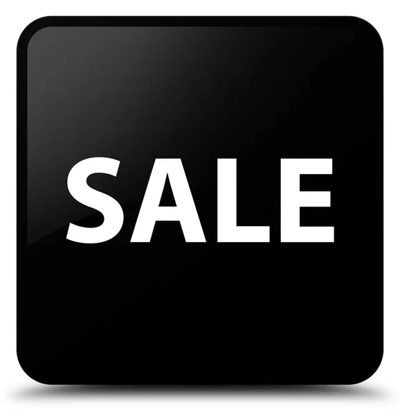 Sale black square button — Stock Photo, Image