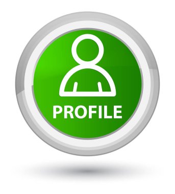 Profil (üye simgesi) asal yeşil yuvarlak düğmesi