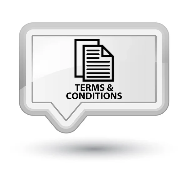 Terms and conditions (pages icon) prime white banner button