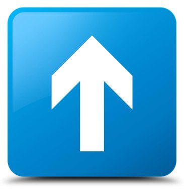 Ok simgesi mavi mavi kare düğmesini upload