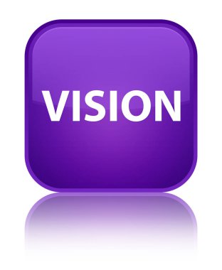 Vizyon özel mor kare düğme