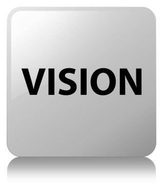 Vizyon beyaz kare düğme