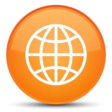 Dünya kutsal kişilerin resmi özel turuncu yuvarlak düğme