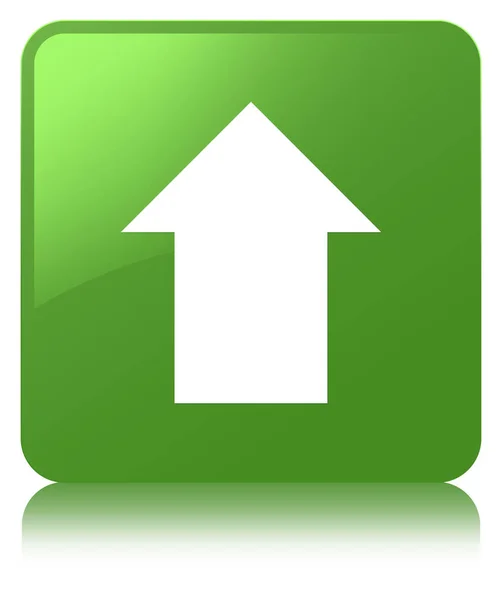 Загрузить значок стрелки мягкий зеленый квадрат кнопки — стоковое фото
