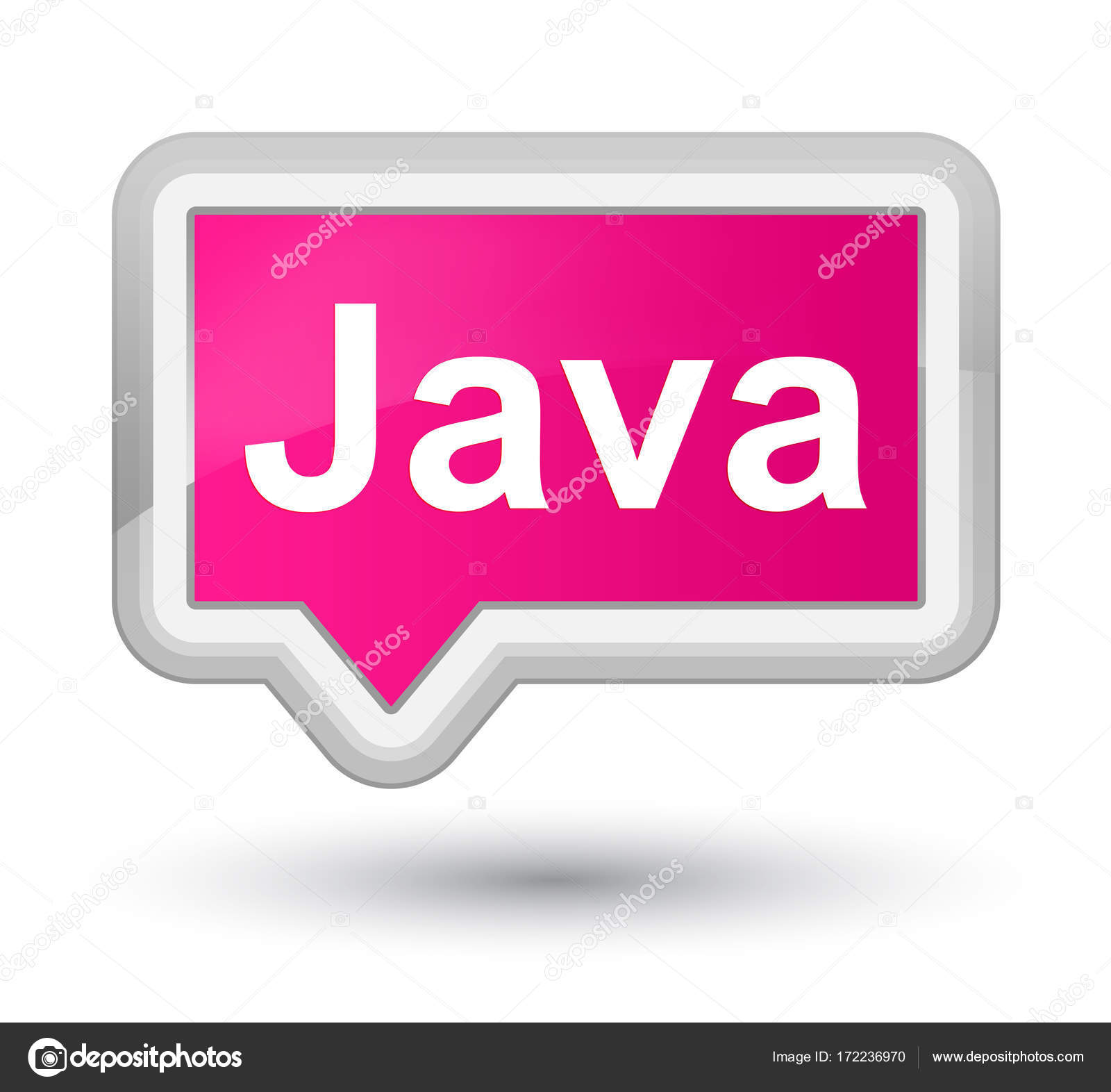 Java prime pink banner button — Stock Photo © FR_Design #172236970
