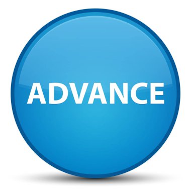 Özel mavi düğme mavi ilerlemek