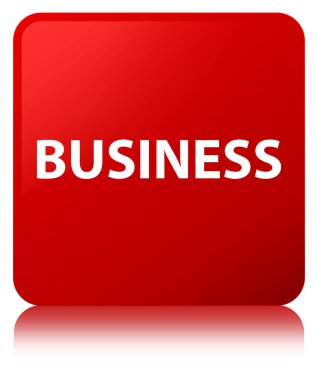 İş kırmızı kare düğme