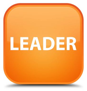 Lider özel turuncu kare düğme