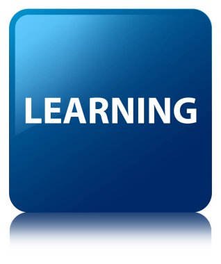 Mavi kare düğme öğrenme