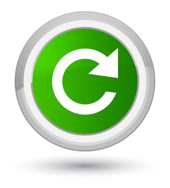 Reply rotate icon prime green round button