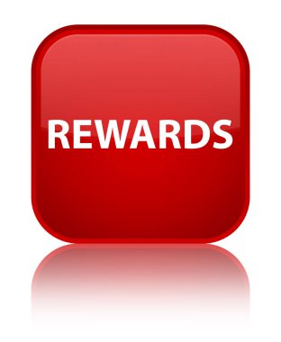 Ödüller özel kırmızı kare düğme