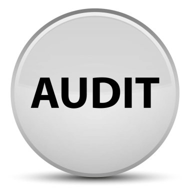 Denetim özel beyaz yuvarlak düğmesi