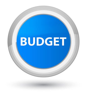 Bütçe ana camgöbeği mavi yuvarlak düğmesi