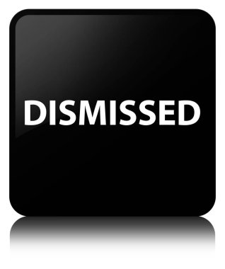 Görevden siyah kare düğme