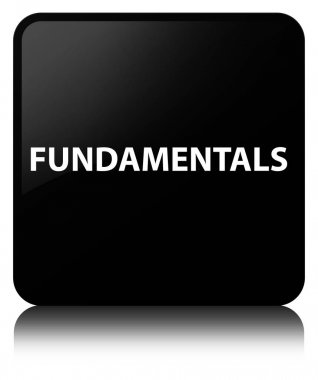 Temelleri siyah kare düğme