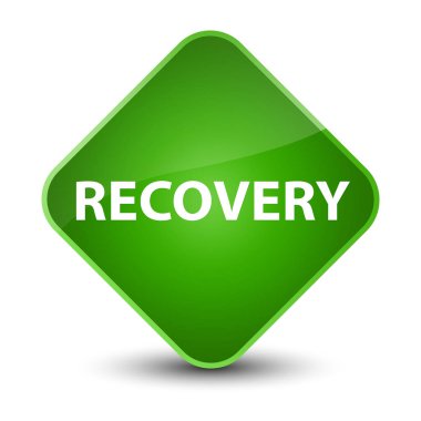 Kurtarma zarif yeşil elmas düğmesi