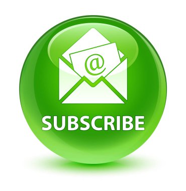 (Haber bülteni e-posta simgesi) cam gibi yeşil yuvarlak düğmesini abone