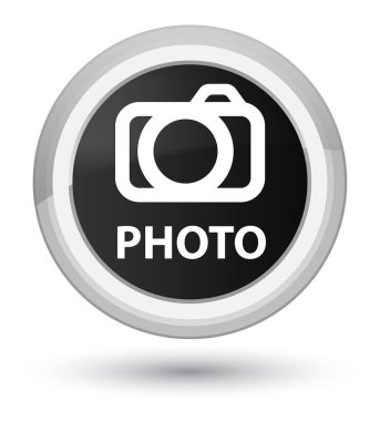 Fotoğraf (kamera simgesi) asal siyah tur düğmesini