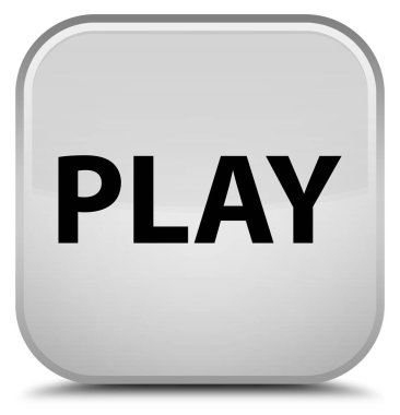 Oyun özel beyaz kare düğme