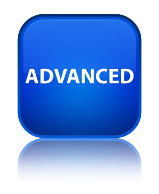 Gelişmiş özel mavi kare düğme