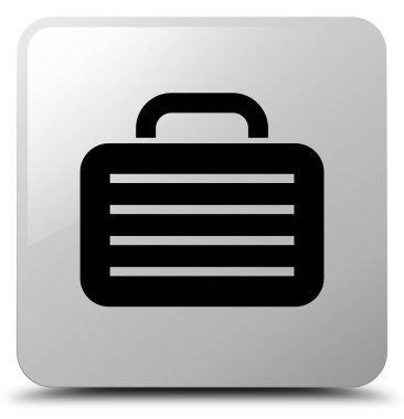 Çanta simgesi Beyaz kare düğme