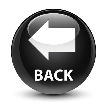 Geri camsı siyah yuvarlak düğmesi