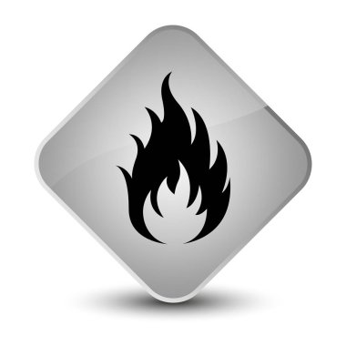 Yangın kutsal kişilerin resmi zarif beyaz elmas düğme