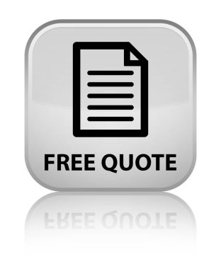 Ücretsiz fiyat teklifi (sayfa simgesi) özel beyaz kare düğme