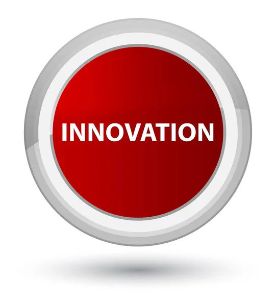 Innovation prime red round button — Stock Photo, Image