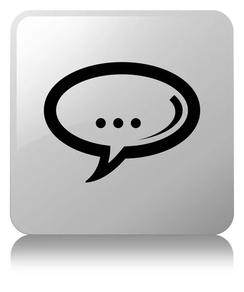 Chat icon white square button