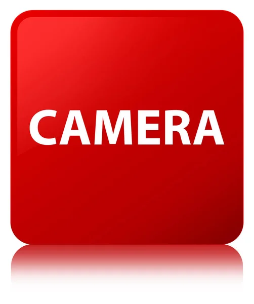 카메라 빨간색 사각형 버튼 — 스톡 사진