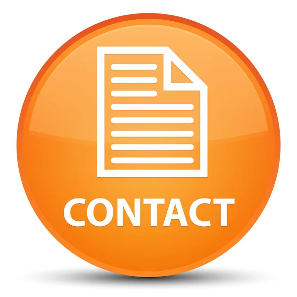 Contact (page icon) special orange round button