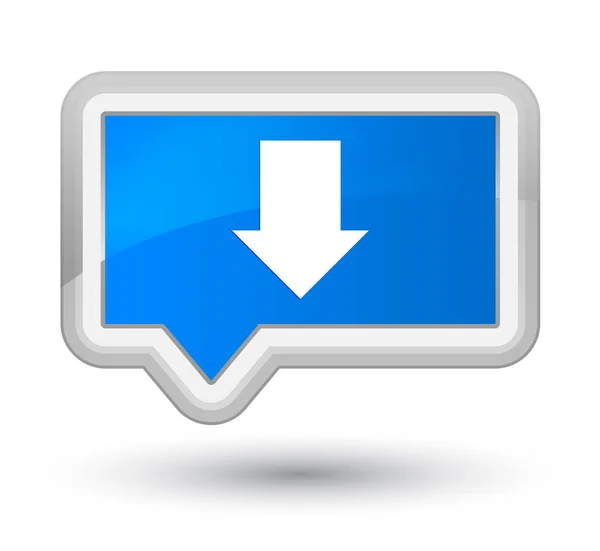Šipky ikona hlavní azurová modrá nápis tlačítko Stáhnout — Stock fotografie