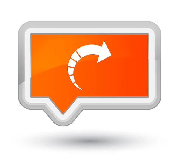 Siguiente icono de flecha primer botón de banner naranja —  Fotos de Stock