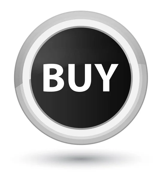 Buy prime black round button — Stock Photo, Image