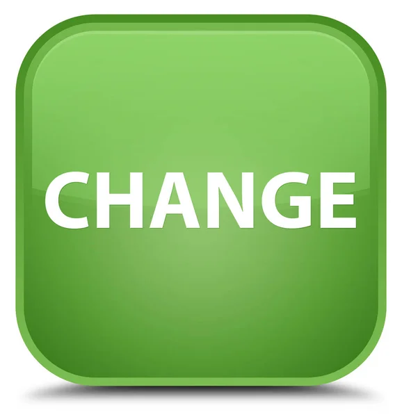Ειδικό μαλακό πράσινο τετράγωνο κουμπί αλλαγής — Φωτογραφία Αρχείου