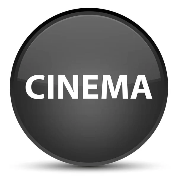 Cinema speciale pulsante rotondo nero — Foto Stock